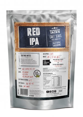 Mangrove Jacks Craft Series Red IPA Homebrew Beer Kit - 40pts