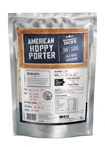 Mangrove Jacks American Hoppy Porter - Craft Series - Beer Brewing Kit