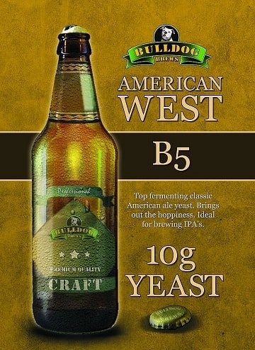 Bulldog B5 American West 10g Yeast