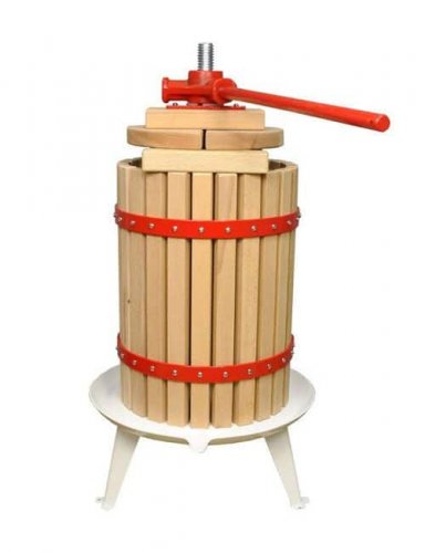 Wood & Cast Iron Fruit Press 6 litre