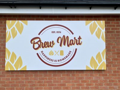 Large Brew Mart Sign