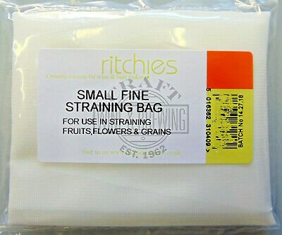 Fine Straining Bags Small & Large for Home brewing: Small Fine Nylon Filter/Straining Bag
