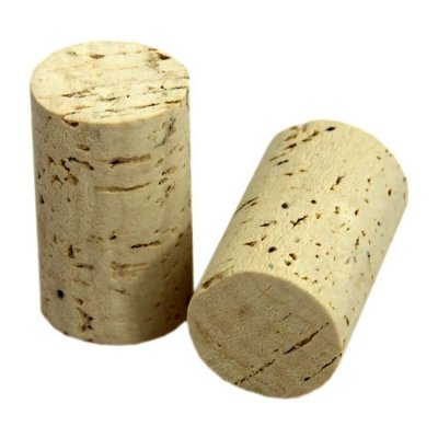 Premium Grade Agglomerated Corks #7 Straight 13/16 x 1 3/4 Decorative Un-Recycled Craft Corks Wine Stoppers for Bottling 100 Pack 