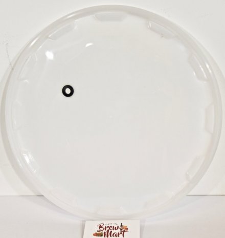 HS Plastic Bucket/Fermenter Lid (25 litre with hole and grommet)
