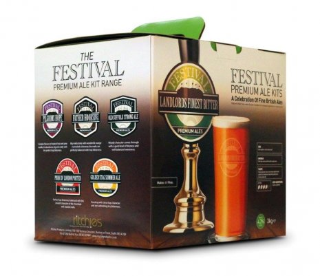Festival Landlords Finest Bitter Beer Brewing Kit 40 Pts
