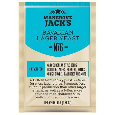 Mangrove Jacks Craft Series M76 Bavarian Lager Yeast - 10G