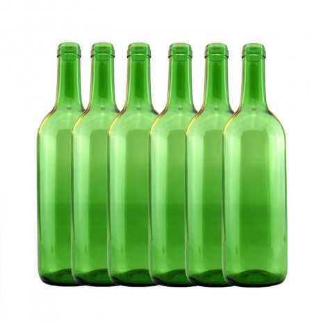Green Wine Bottles for Home Brewing 750ml