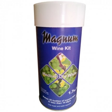 Magnum Medium Dry White Wine Kit