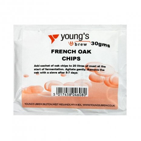 Youngs French Oak Chips 30g