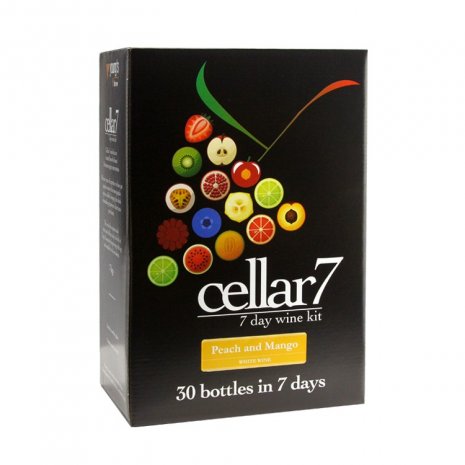 Cellar 7 Peach and Mango Wine Kit - 30 bottles