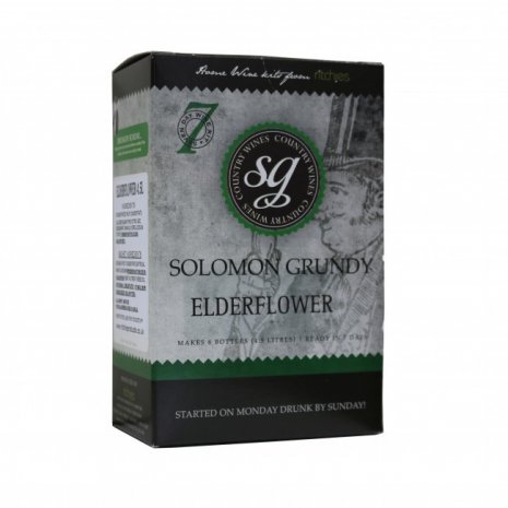 ELDERFLOWER Solomon Grundy Country wine