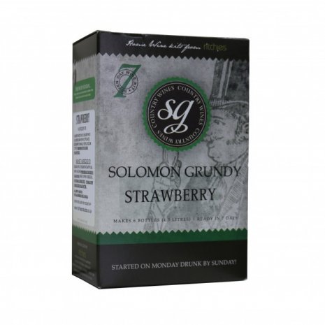 STRAWBERRY Solomon Grundy Fruit Wine