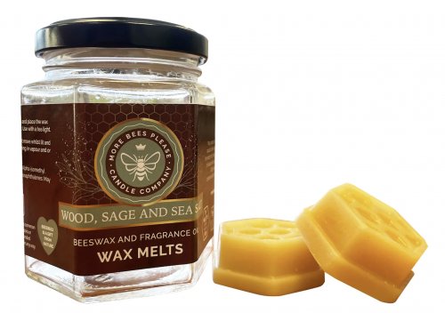 Beeswax Melts - Wood Sage & Sea Salt