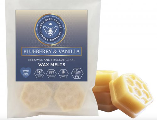 Beeswax Melts - Blueberry & Vanilla