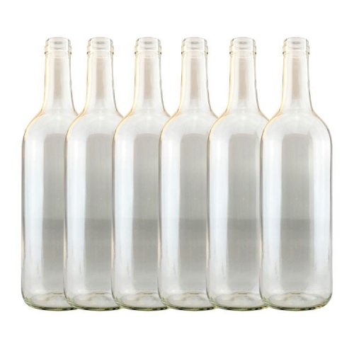 Clear Wine Bottles for Home Brewing 750ml