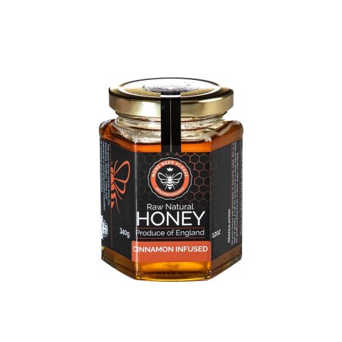 Cinnamon-Infused Honey 4oz, 8oz,12oz jars: 12oz