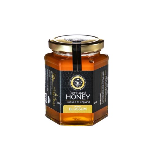 Natural Blossom Honey 4oz, 8oz,12oz jars: size: 8oz jar