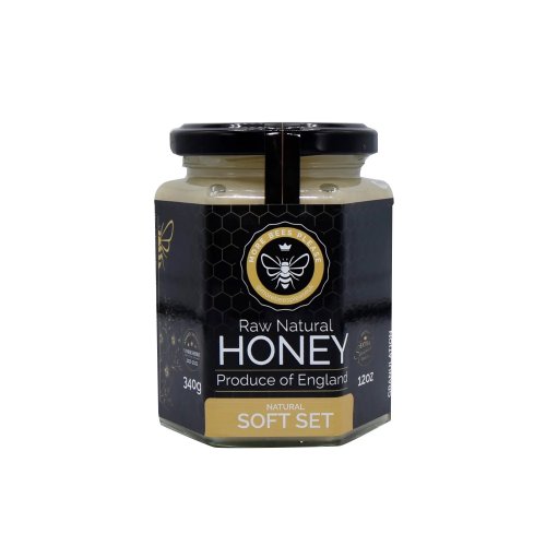 Luxury Raw & Natural Soft Set Creamed Honey 4oz, 8oz,12oz jars: size: 12oz jar