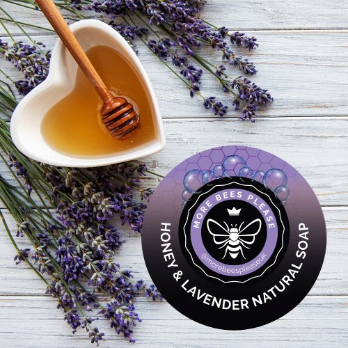 Lavender & Honey Soap: number of items: 4 Lavender & Honey Soap