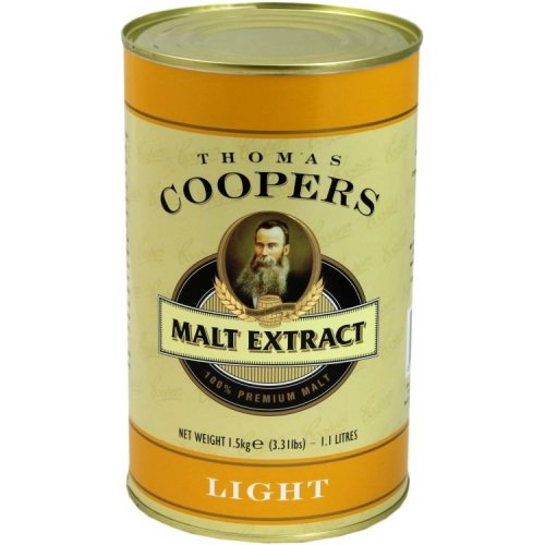 Coopers Malt Extract Light, Amber & Dark: Coopers 1.5kg Malt Extract Light