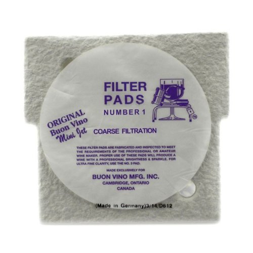 Buon Vino 1,2 & 3 Filter Pads: Buon Vino Filter Pads no 1 (coarse)