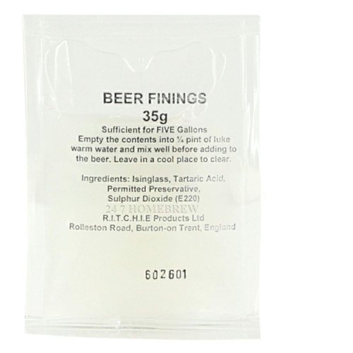 Ritchies Beer Finings Sachet 35g Treat 23L