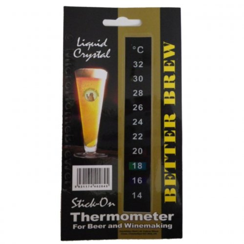 Thermometers for Home Brewing: LCD Stick-On Thermometer