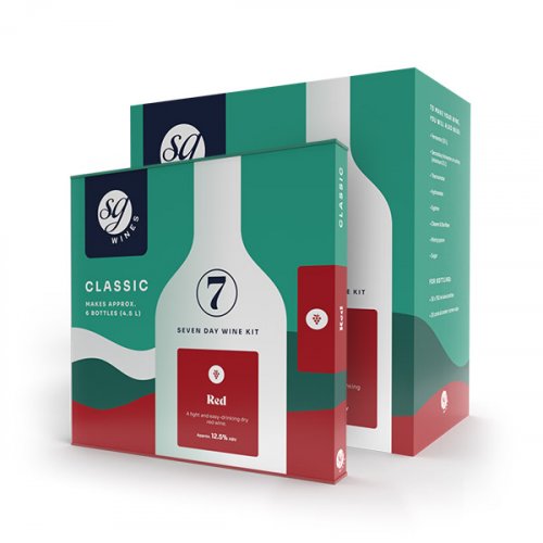 SG WINES - CLASSIC - RED - 6 & 30 BOTTLE WINE KIT: 30 Bottle