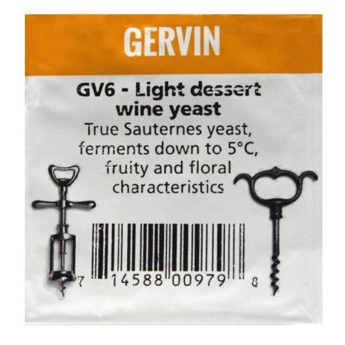 Muntons GV6 Gervin Light Dessert Wine Yeast